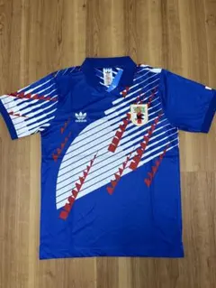 adidas サッカー日本代表 復刻ユニフォーム長袖シャツ Lサイズ ドーハ 