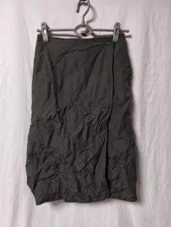 ユニクロ 防風ウォームイージースカート 裏起毛 キルティング レディース S