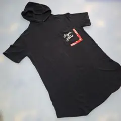 RODEO CROWNS フード付き半袖Tシャツ ブラックのサムネイル