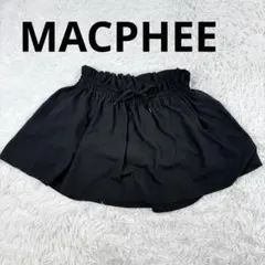 MACPHEE キュロット ショートパンツ 黒 38のサムネイル