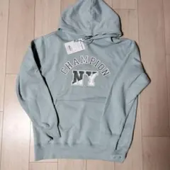 【未使用タグ付き】Champion ライトブルー Lサイズ パーカー