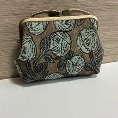 ミナペルホネン /rosyロージィグレー牛革黒がま口長財布薄型 - メルカリ