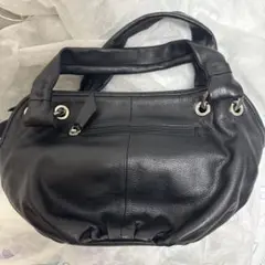 【新品・未使用】BOX21 ブラック手提げ　牛革　本革　レディース　レザーのサムネイル