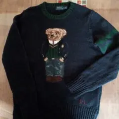Polo Ralph Lauren テディベアセーター ネイビー