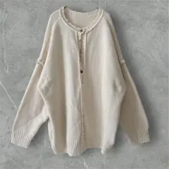 w.w.g オーバーサイズ　カーディガン　大きめ　ざっくり　前開き　2way