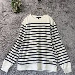 ビームス ハート 迷彩 アーミー ボーダーTシャツ　カットソー メンズ L 長袖