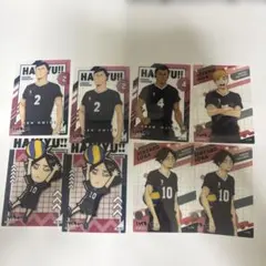 ハイキュー!! キャラクターカード 8枚セット