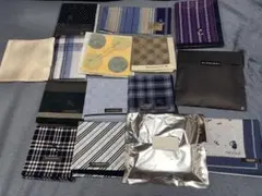 ケ*ト様 Burberryなど　紳士物のハンカチ15点セット