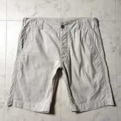 MHL. マーガレットハウエル リネン コットン ショートパンツ M グレー系のサムネイル