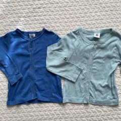 プチバトー　カーディガン　2着セット