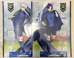 ブルーロック 一番くじ 凪誠士郎 御影玲王 A3 クリアポスター