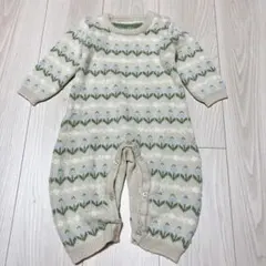 mamaraku ニット　カバーオール