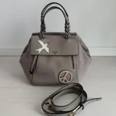 TORY BURCH ピース&ラブコレクション ハーフムーン2wayバッグ 美品
