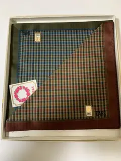 DAKS チェック柄 ハンカチ