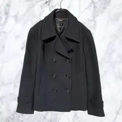 H109 BOSCH ボッシュ Pコート ピーコート ウール 100% 黒 M