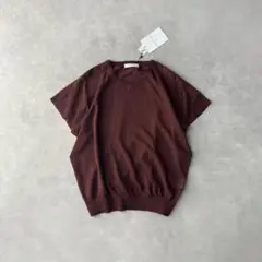 26SS STILL BY HANDリネンコットンニットT BORDEAUX - メルカリ