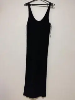 ZARA ブラック ノースリーブニットワンピース Sサイズ