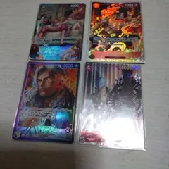 ワンピースカード エース SR パラレル 4枚 op02 頂上決戦 2 - メルカリ