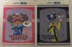 ONE PIECE ワンピース クリアファイル　チョッパー　ブルック　新品未使用のサムネイル