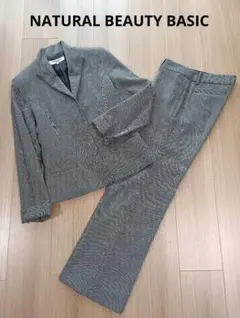 美品 NATURAL BEAUTY BASIC パンツスーツ ジャケット
