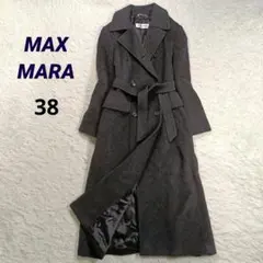 希少✨ MaxMara 白タグ ファー付き ウール ダブル ロングコート 黒 2025年最新】maxmara コートの人気アイテム - メルカリ