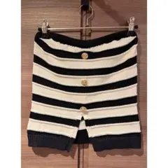 ♡ shein mod チューブトップ ニットのサムネイル