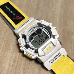 目玉価格【ヴィンテージ完動美品】G-SHOCK DW-9500イエロー×ホワイト