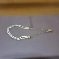 EMELIA LONGPEARL BANDOLE T GOLD - メルカリ