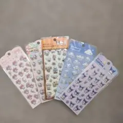 F【正規品】ぷくっとシール　サンリオ　マイメロ　クロミ　シナモロール　はぴだん