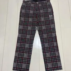 ダンスウィズドラゴン チェック柄 メンズゴルフパンツ