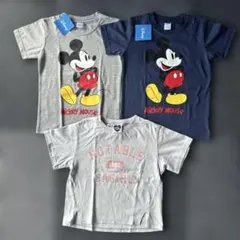 新品 ディズニー ミッキーマウス Tシャツ 2枚セット　男女双子　お揃い　120