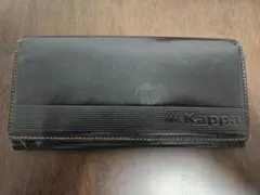 Kappa ブラックレザー 長財布