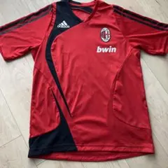adidas×ACミラン 07-08 トレーニングシャツ ユニフォームM正規品
