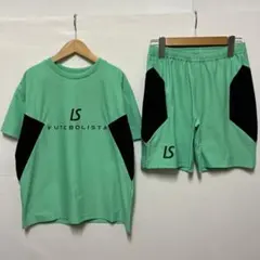 150cm ルースイソンブラ ジュニアプラシャツプラパン上下 ミントグリーン