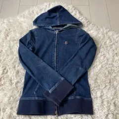 APE エイプ BAPE デニム パーカー　ジップアップ　パーカー　ストリートのサムネイル