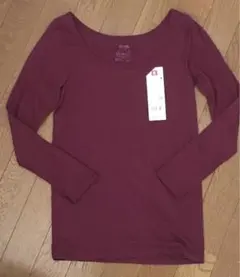 未使用◯BVD 長袖インナー◯ワインレッド　レディースMサイズ　B.V.D.