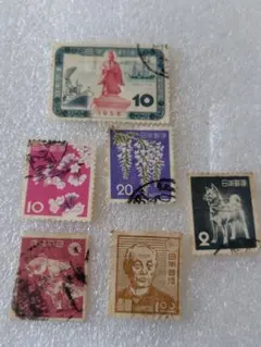 昭和】日本 使用済み 切手 セット 1953-1957【レトロ】 - メルカリ