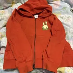 CUNE ウサギロゴ パーカー L オレンジ