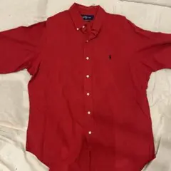 Ralph Lauren クラシックフィット レッドポロシャツ L