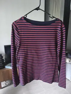 ボーダー　長袖トップス