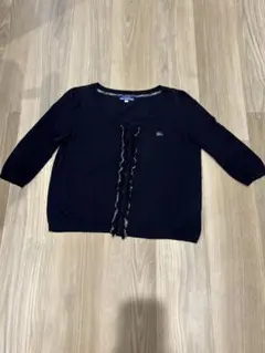 【新品・未使用品】バーバリーロンドン カーディガン ニット 黒 刺繍ロゴ 2 楽天市場】カーディガン バーバリー（レディースファッション