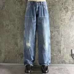 USA製90s極太 DROORS バギーデニム グッドフェード スケーターパンツ