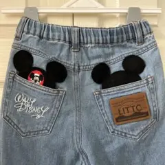 週末限定値下げ　LITTC ディズニー ミッキー デニムパンツ　100