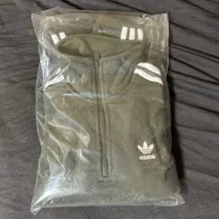adidas ブラウン 茶色 売り切れ ハーフジップフリース 値下げします！