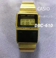 CASIO　カシオ　 データバンク　 DBC‐610 ゴールド