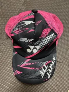 YONEX ALLJAPAN グラフィックキャップ ピンク/ブラック