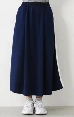 美品　ロデオクラウンズ ワイドボウル）ジャージスカート ネイビー