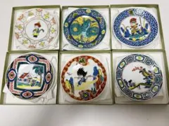 【全6種コンプリートセット】鳥山明 ドラゴンボール 九谷焼 豆皿 6種セットAD 鳥山あきら ドラゴンボール九谷焼豆皿6枚コンプリートセット
