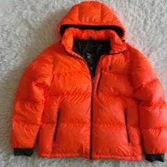 裏地カモフラ柄✨ポロバイラルフローレン ダウンジャケット フード一体型 メンズM