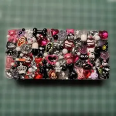 ハンドメイド デコケース 小物入れ ゴシック